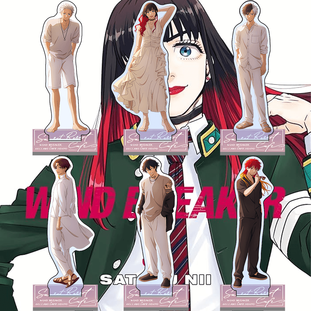 Desk Setup White - WIND BREAKER Umemiya Hajime 15cm Acrílico