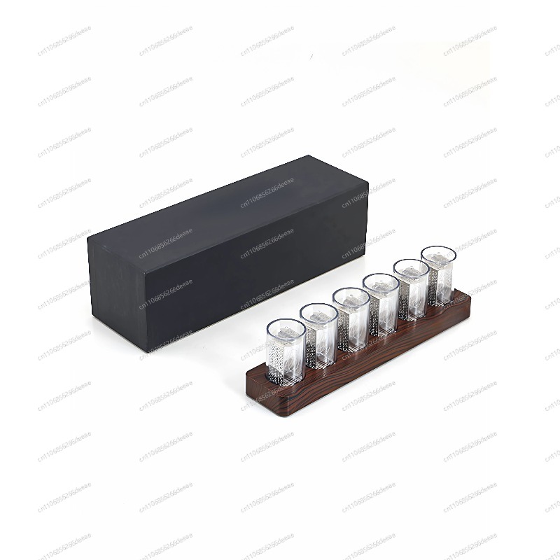 Desk Setup Diy - Relógio de Tubo LED Criativo DIY