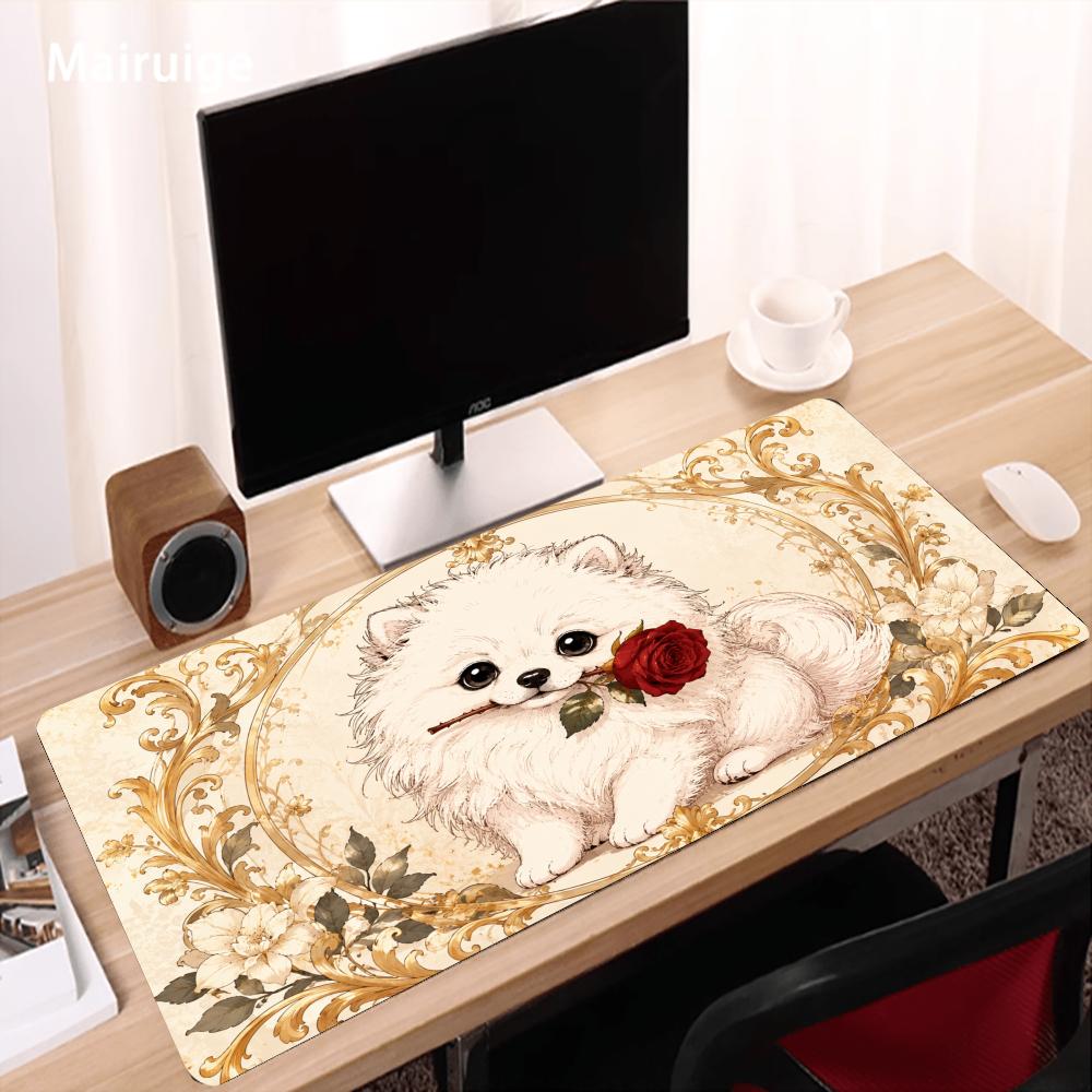 Mouse Pad Grande e Fofo Branco - Desk Setup White avaliação e preço