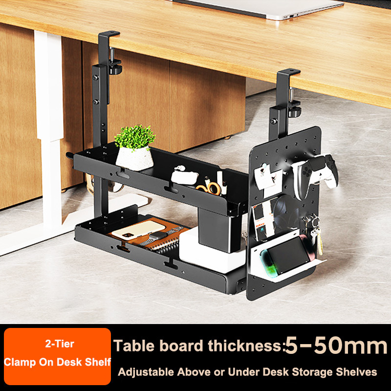 Prateleira de 2 Níveis de 14 P - Desk Setup Productivity avaliação e preço