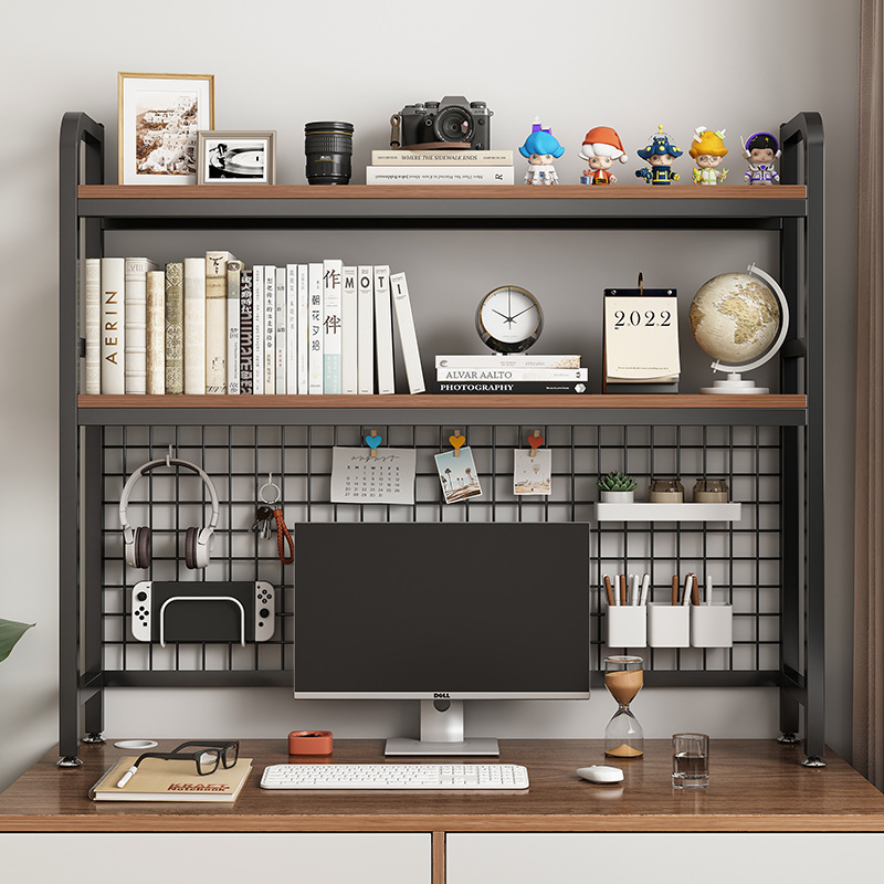 Estante com grade de armazenam - Desk Setup Productivity avaliação e preço
