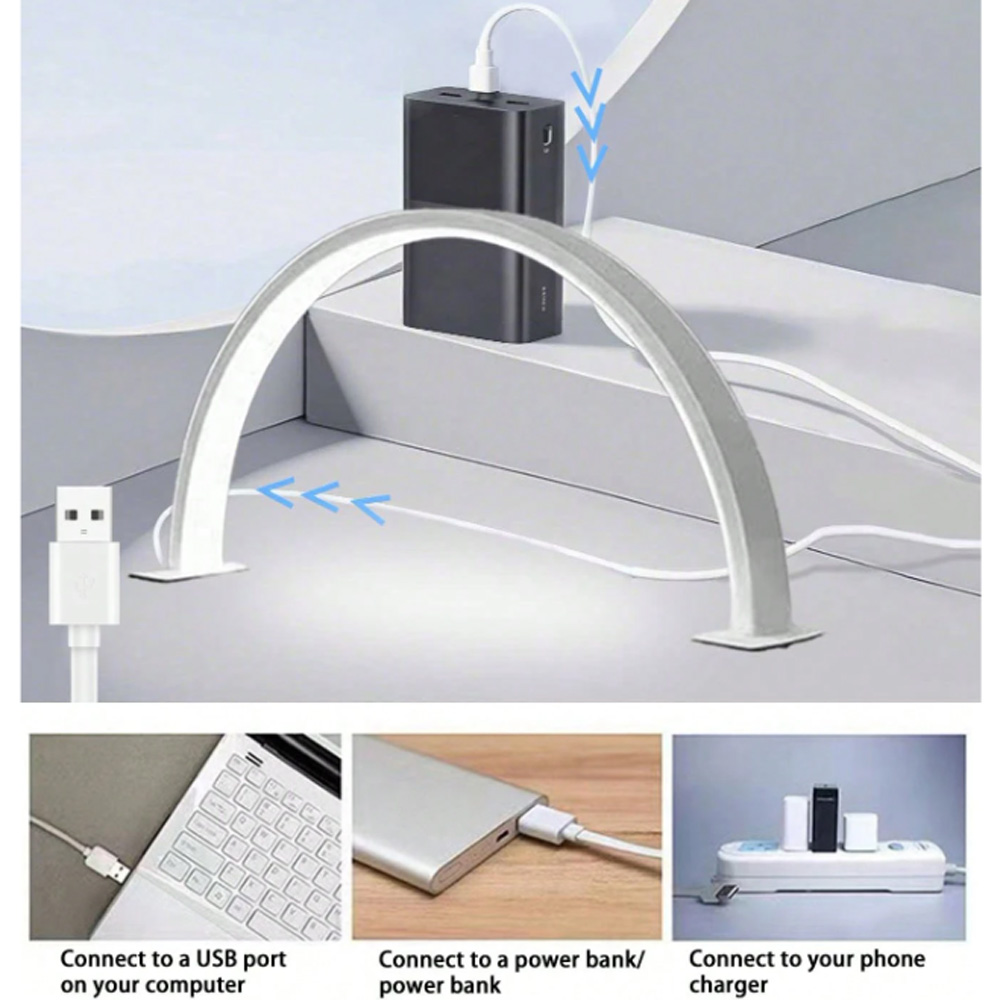 Luminária de Mesa LED USB 5V 4 - Desk Setup Lamp avaliação e preço