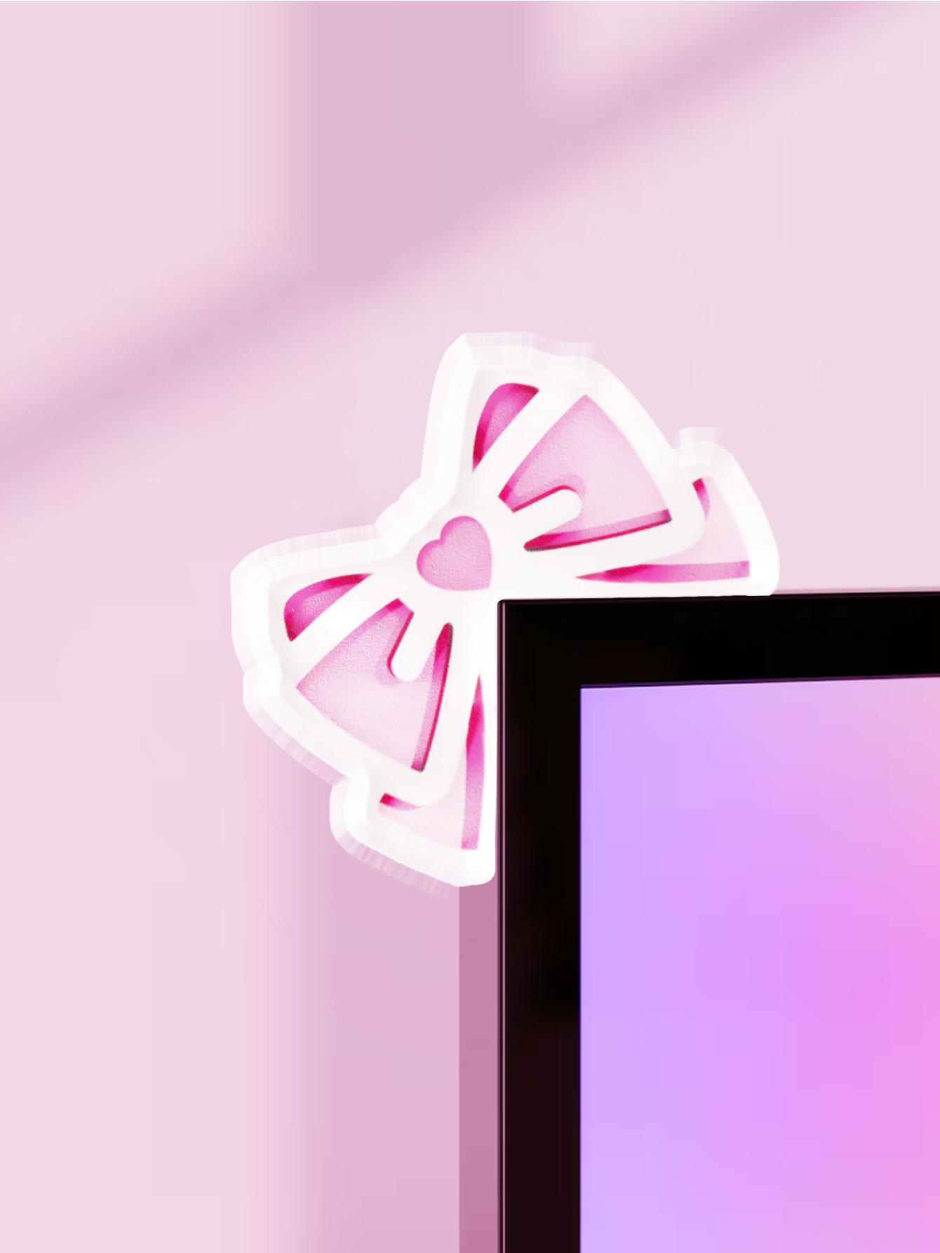 Kawaii arco monitor decoração  - Desk Setup Pegboard avaliação e preço